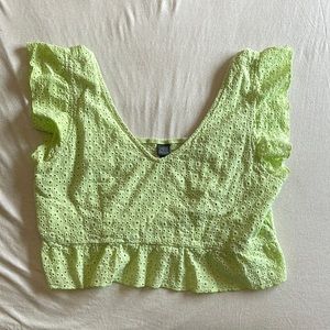 Wild Fable Green crop top